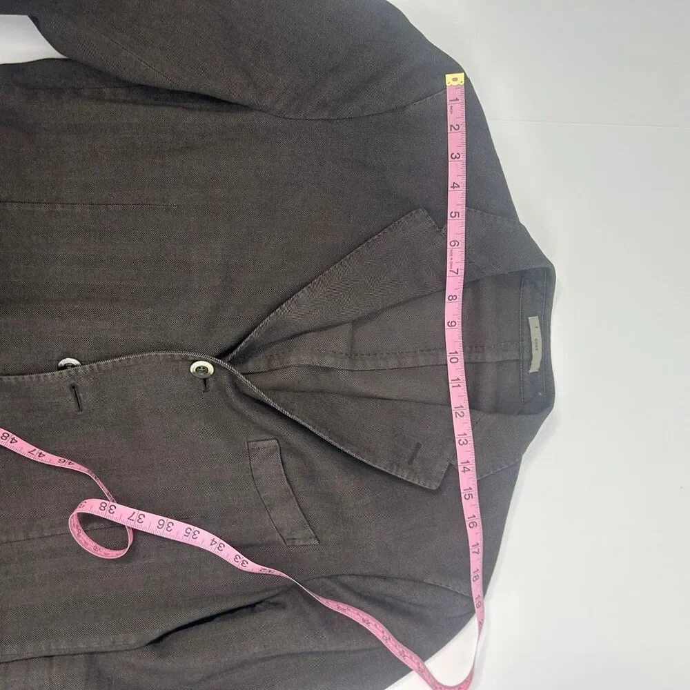 Boglioli Milano COAT Jacket EU52 Herringbone Cotton Blazer